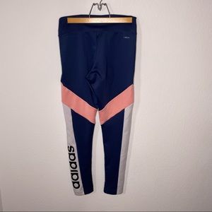 Adidas Climalite Designed 2 Move 7/8 High Rise Colorblock Leggings Size S